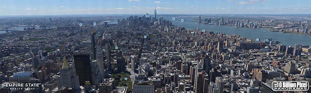 Empire State Building - Interactive Panorama with Points of Interests