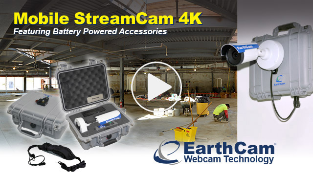 Mobile StreamCam 4K - Featuring Battery Powered Accessory