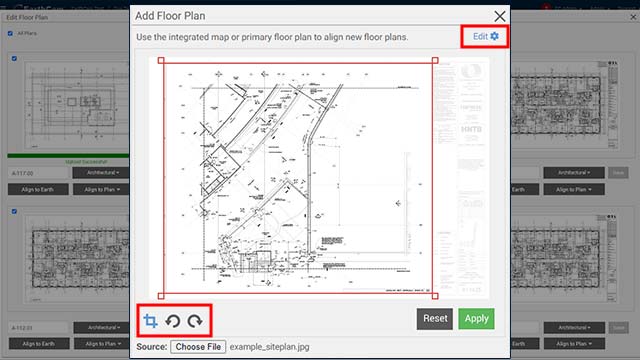 Upload Tool for your Floor Plan 